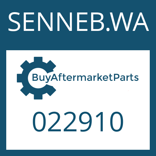 022910 SENNEB.WA GASKET