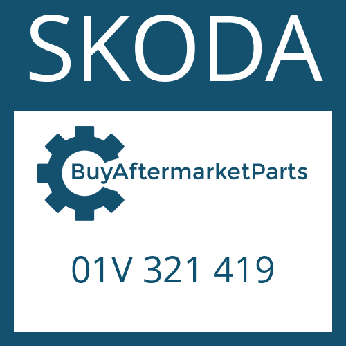 01V 321 419 SKODA ROUND SEALING RING