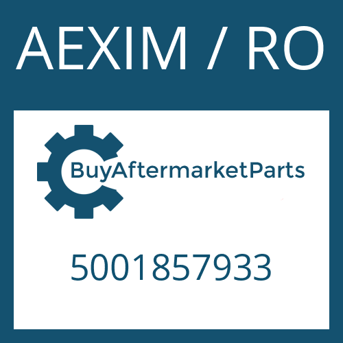 5001857933 AEXIM / RO TYPE PLATE