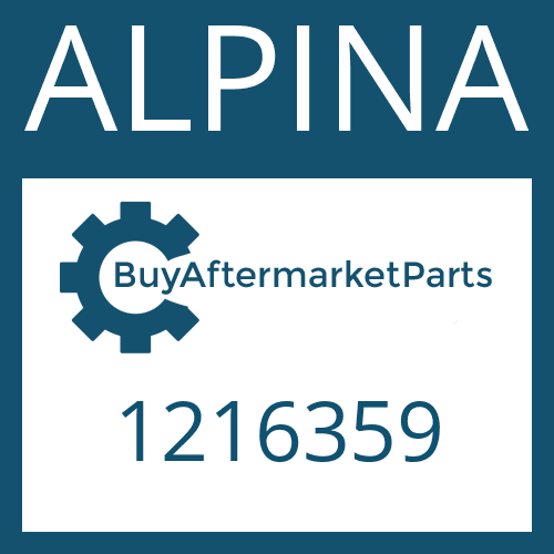 1216359 ALPINA INTERMEDIATE SHAFT