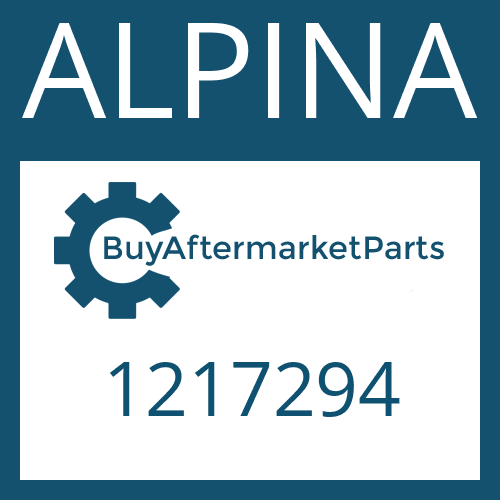 1217294 ALPINA INPUT SHAFT