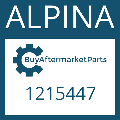 1215447 ALPINA ROUND SEALING RING