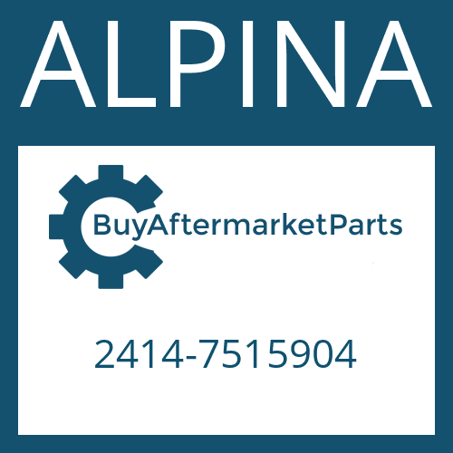 2414-7515904 ALPINA HEXALOBULAR DRIVING SCREW