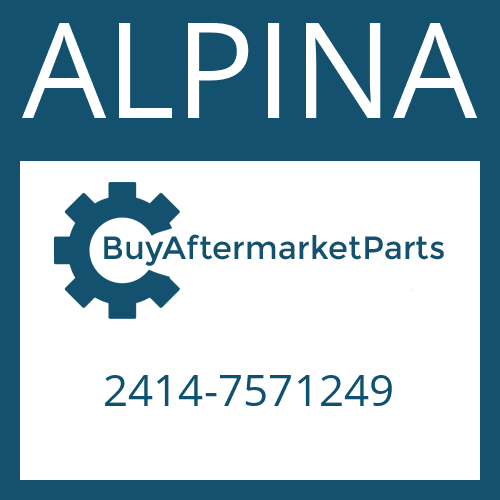 2414-7571249 ALPINA HEXALOBULAR DRIVING SCREW