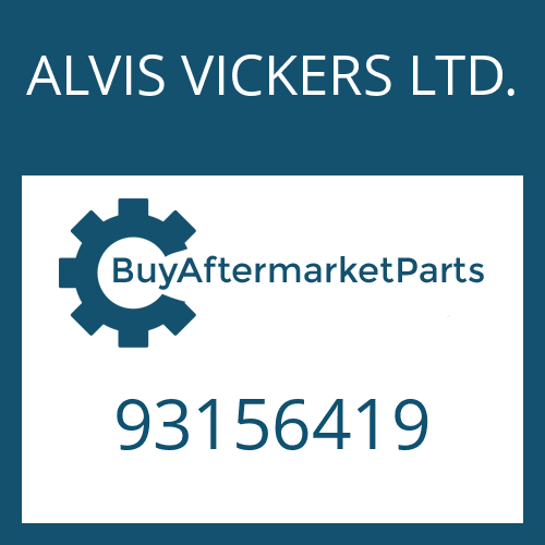 93156419 ALVIS VICKERS LTD. CLUTCH BODY