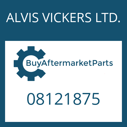 08121875 ALVIS VICKERS LTD. O-RING