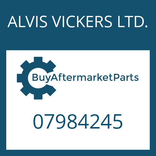 07984245 ALVIS VICKERS LTD. RING GEAR