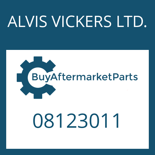 08123011 ALVIS VICKERS LTD. TUBE