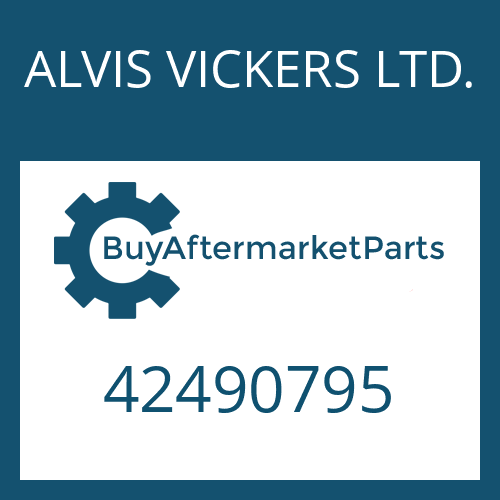 42490795 ALVIS VICKERS LTD. COVER PLATE