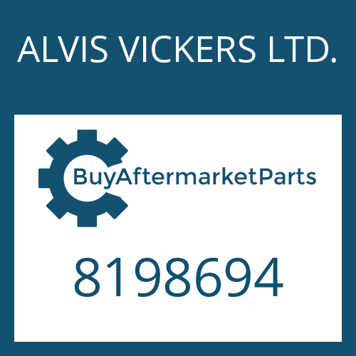 8198694 ALVIS VICKERS LTD. WASHER