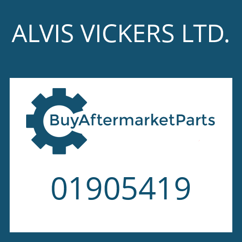 01905419 ALVIS VICKERS LTD. BALL BEARING