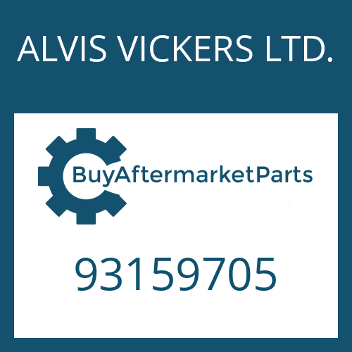 93159705 ALVIS VICKERS LTD. O-RING