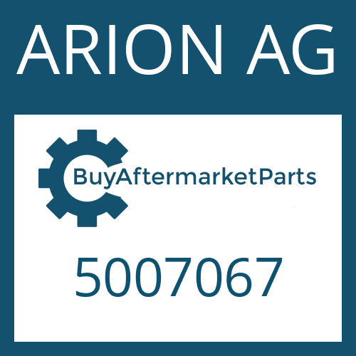5007067 ARION AG AXIAL NEEDLE CAGE