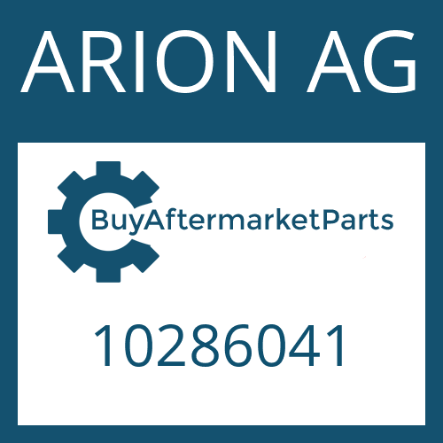 10286041 ARION AG SCREW PLUG