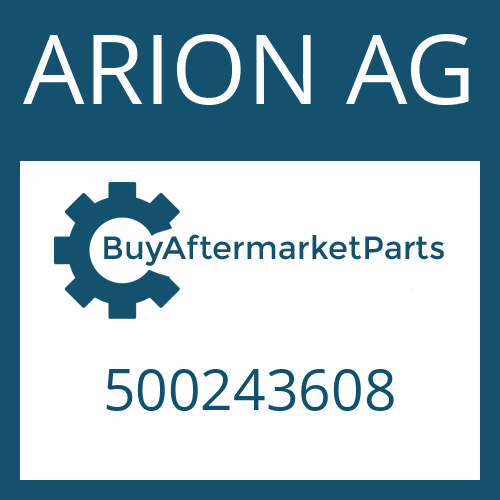 500243608 ARION AG END SHIM