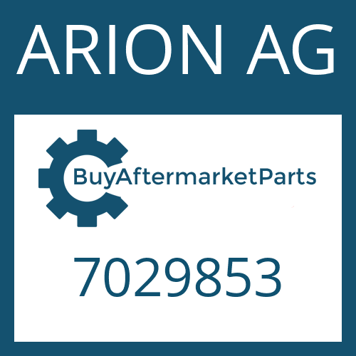 7029853 ARION AG SCREW PLUG