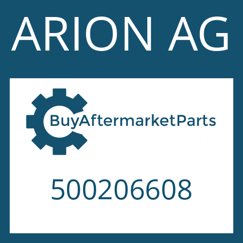 500206608 ARION AG SHAFT SEAL