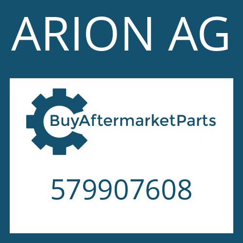 579907608 ARION AG HEXAGON SCREW