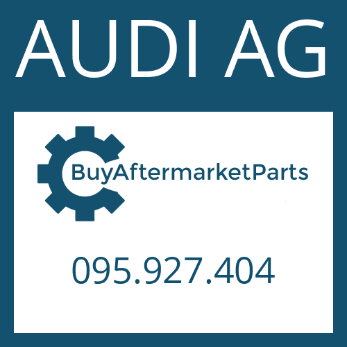 095.927.404 AUDI AG CAP