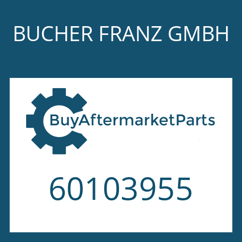 60103955 BUCHER FRANZ GMBH WASHER