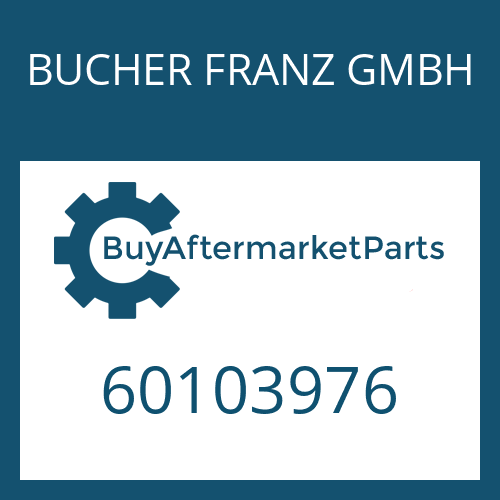 60103976 BUCHER FRANZ GMBH WASHER