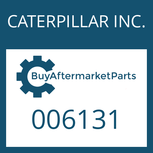 006131 CATERPILLAR INC. WASHER