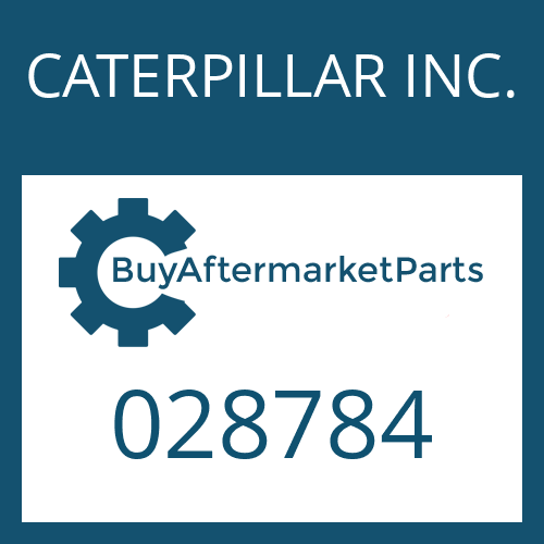 028784 CATERPILLAR INC. STOP WASHER