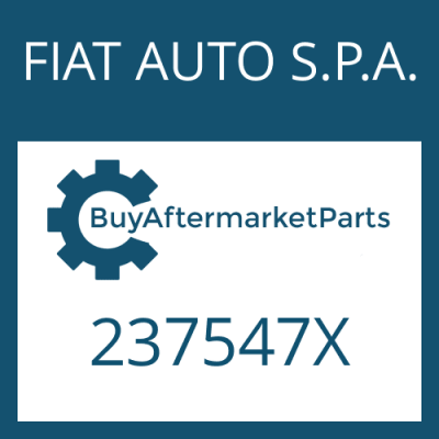 237547X FIAT AUTO S.P.A. SHIM RING