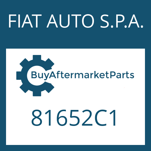 81652C1 FIAT AUTO S.P.A. SHIM