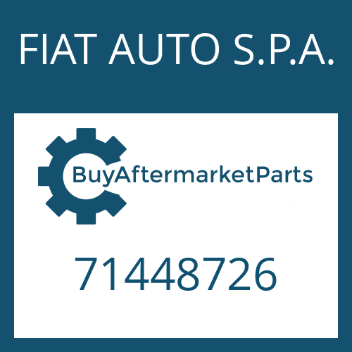 71448726 FIAT AUTO S.P.A. STOP WASHER