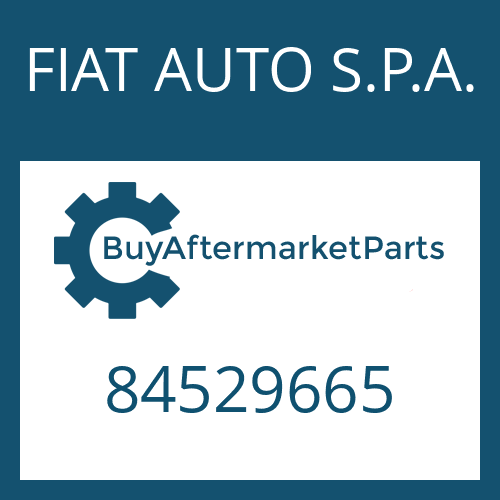 84529665 FIAT AUTO S.P.A. STOP WASHER