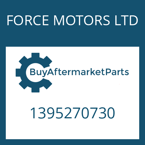 1395270730 FORCE MOTORS LTD RETAINING RING