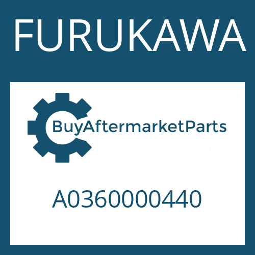 A0360000440 FURUKAWA SHIM PLATE