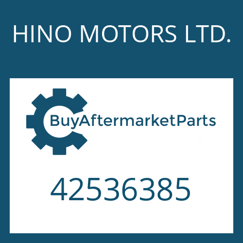 42536385 HINO MOTORS LTD. SEALING RING