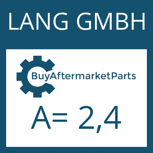 A= 2,4 LANG GMBH SHIM