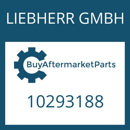 10293188 LIEBHERR GMBH WASHER