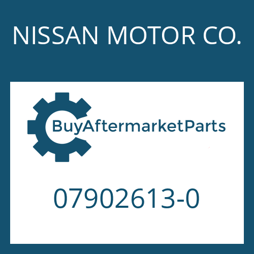 07902613-0 NISSAN MOTOR CO. WASHER