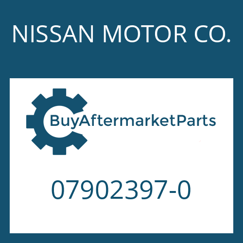 07902397-0 NISSAN MOTOR CO. WASHER