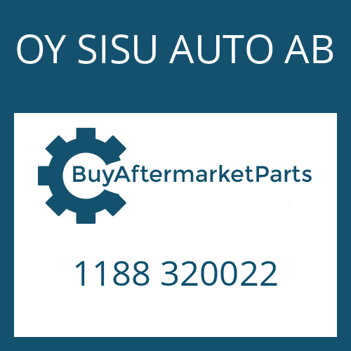 1188 320022 OY SISU AUTO AB SHIM