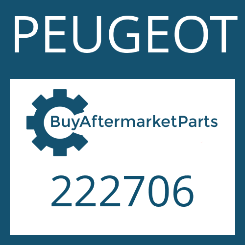 222706 PEUGEOT WASHER