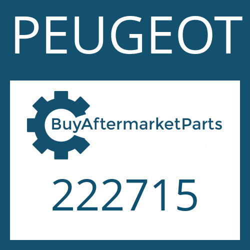 222715 PEUGEOT WASHER