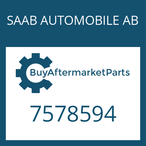 7578594 SAAB AUTOMOBILE AB SHIM PLATE