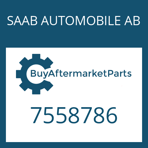 7558786 SAAB AUTOMOBILE AB SNAP RING