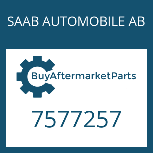 7577257 SAAB AUTOMOBILE AB SNAP RING