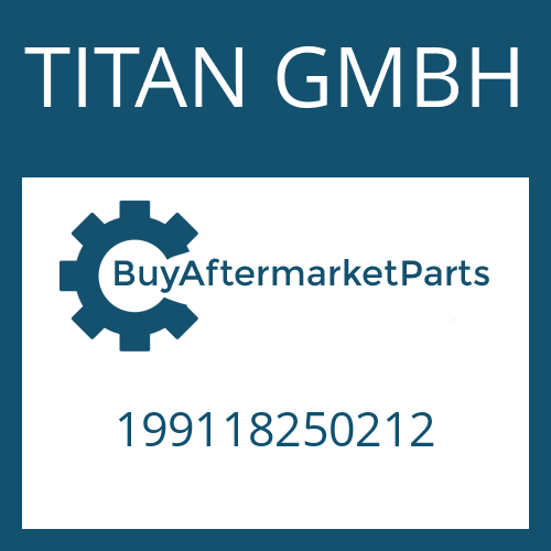 199118250212 TITAN GMBH FLANGE