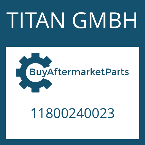 11800240023 TITAN GMBH SPRING