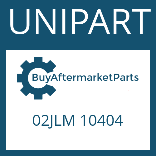 02JLM 10404 UNIPART ROUND SEALING RING