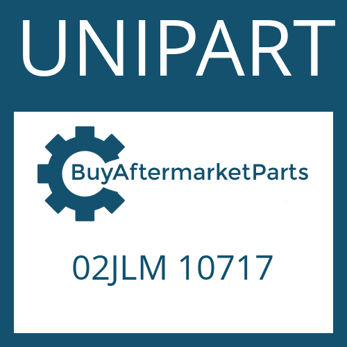 02JLM 10717 UNIPART INTERMEDIATE PLATE