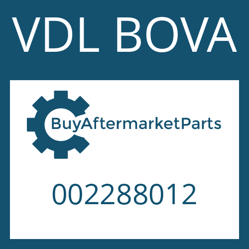 002288012 VDL BOVA SLIDING PAD