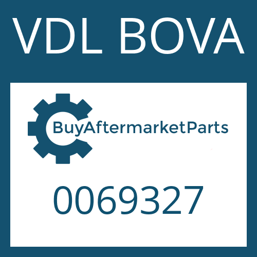 0069327 VDL BOVA O.CLUTCH DISC